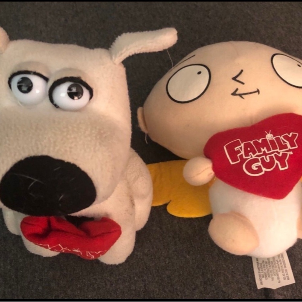 Family Guy Brian and Stewie Plush